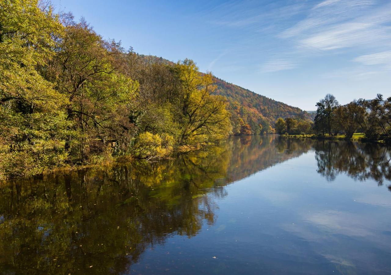 Hotel & Ferienwohnungen Bohlenblick Saalfeld Saale ภายนอก รูปภาพ